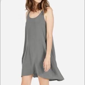 Everlane Silk Tank Dress Gray - Flawless